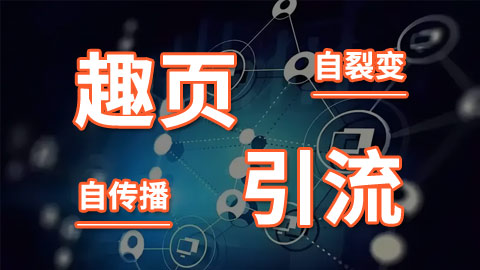 趣页的引流原理、技巧、避坑